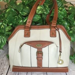 Cream and Camel B.O.C. Satchel